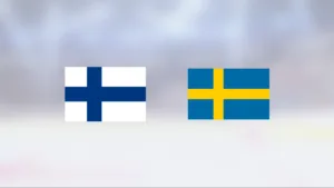 Sverige vann i VM Grupp A herr mot Finland