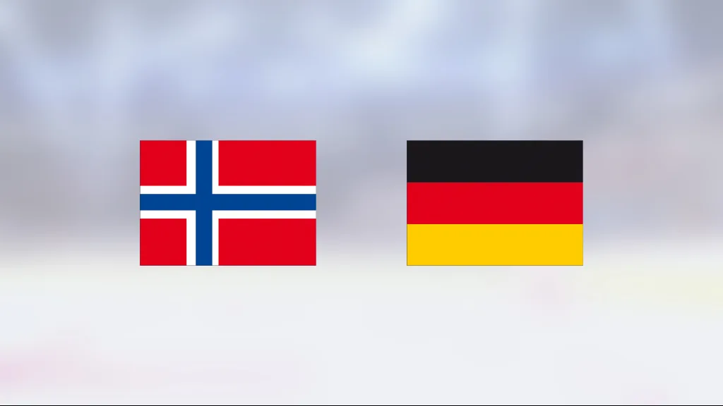 Tyskland vann på bortaplan mot Norge