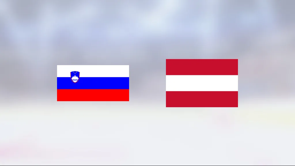 Österrike vann i grupp A i VM herr mot Slovenien
