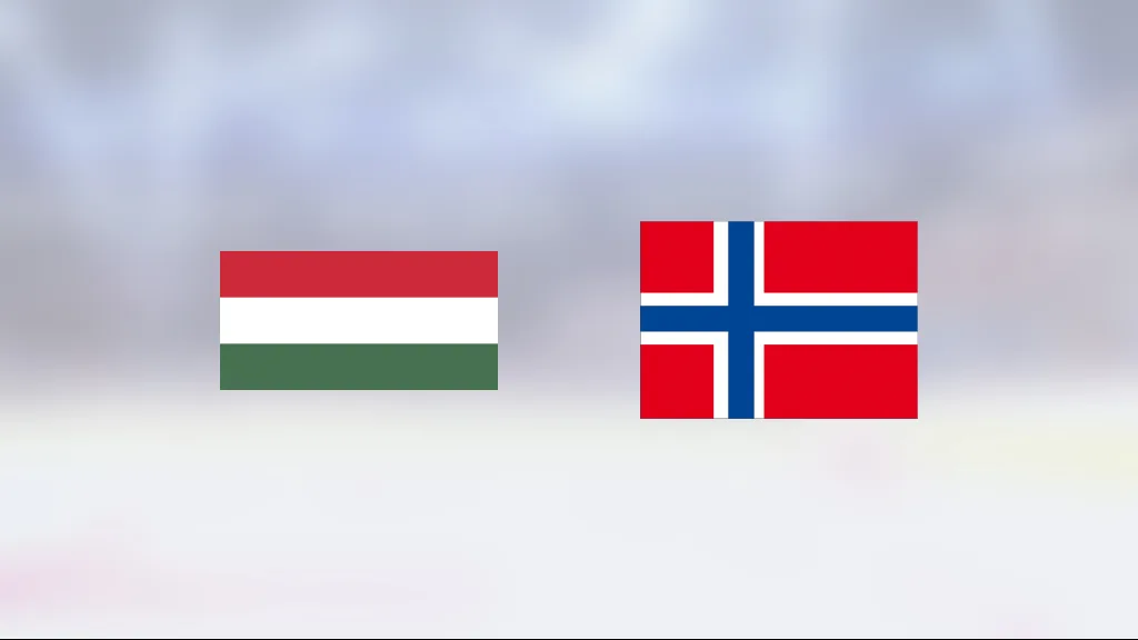 Norge vinnare mot Ungern i grupp B i VM herr