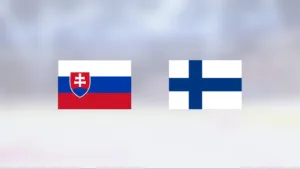 Finland vann i grupp A i VM herr mot Slovakien