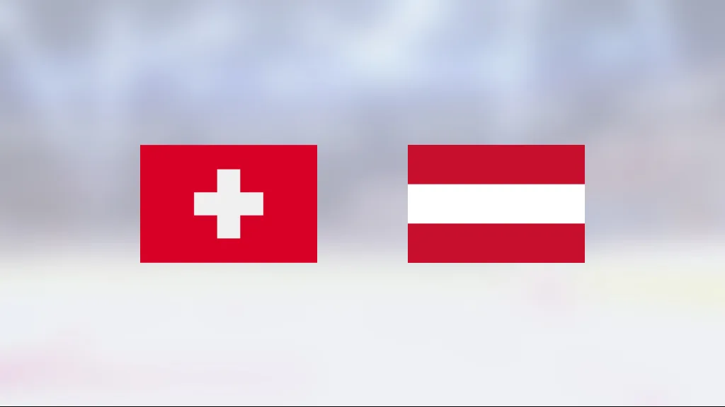 Schweiz vann mot Österrike