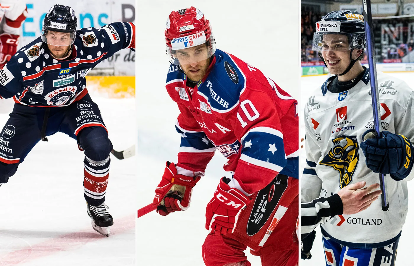 Marcus Paulsson är tränare, Björn Jonason sportchef och Elias LIndström har förlängt sitt kontrakt. Samtliga i klubbar med spännande lagbyggen. Foto: Bildbyrån