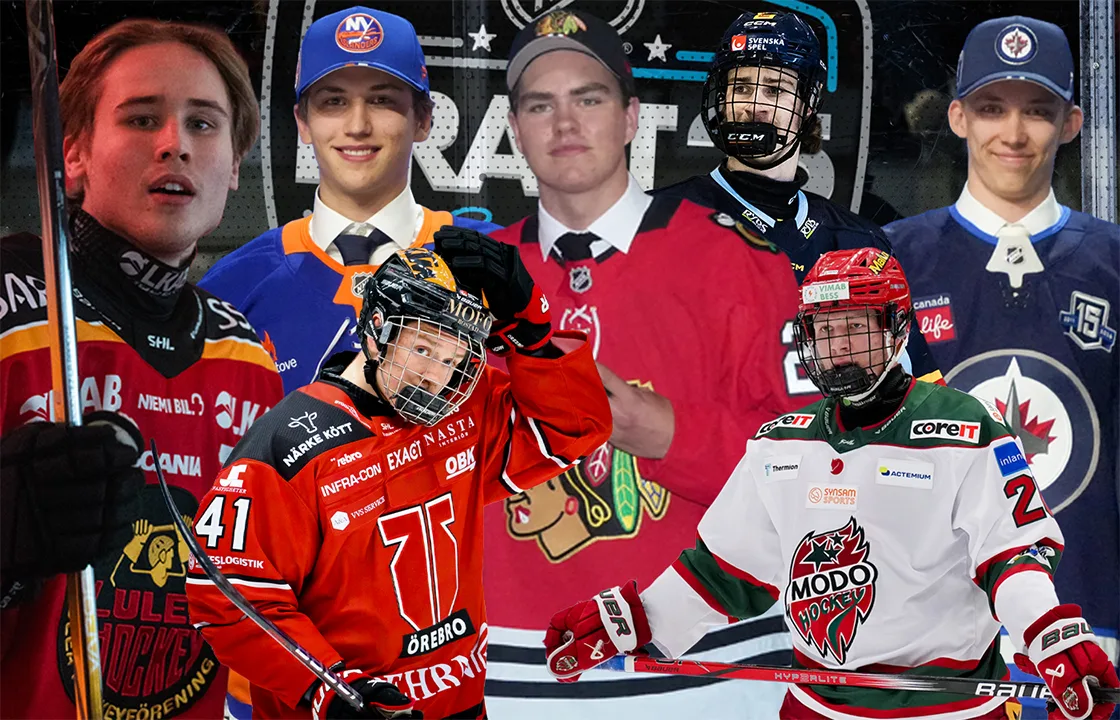 30 svenskar valda − så var NHL-draften 2025