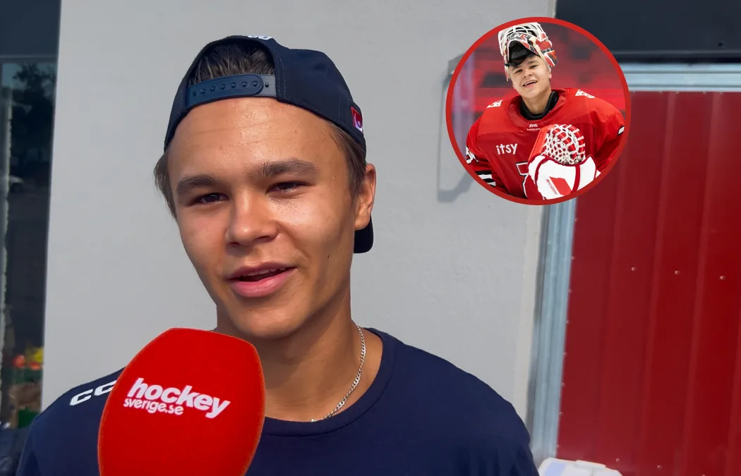 TV: Målvaktstalangen lämnar juniorhockeyn: ”Känns som rätt steg”