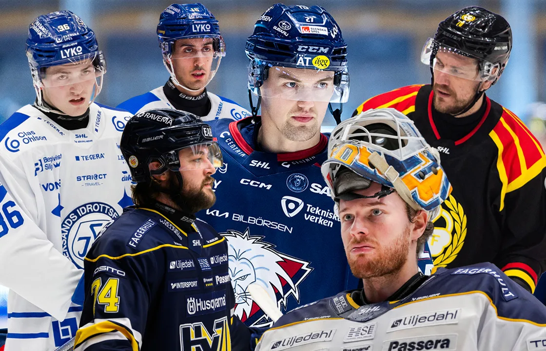 Tio SHL-spelare som fortfarande finns på marknaden