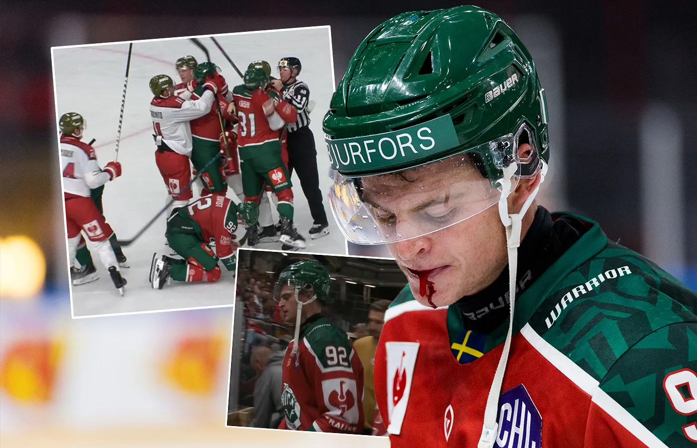 Blodiga bilderna i CHL: ”Ruggig femma – avstängning”