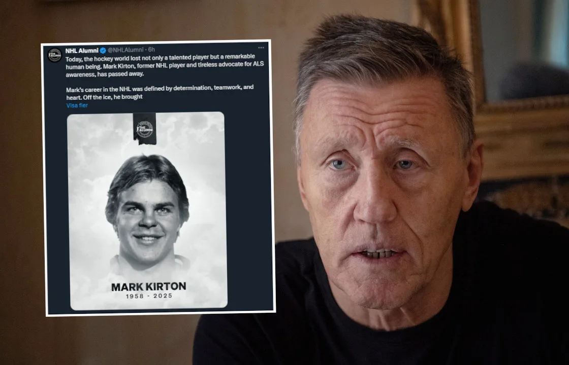 Salmings tidigare lagkamrat död i ALS