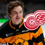 Sandin Pellikka har debuterat för Detroit Red Wings