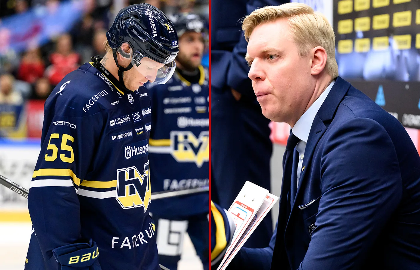 HV71:s besked om Andreas Borgman: ”Borta ett tag”