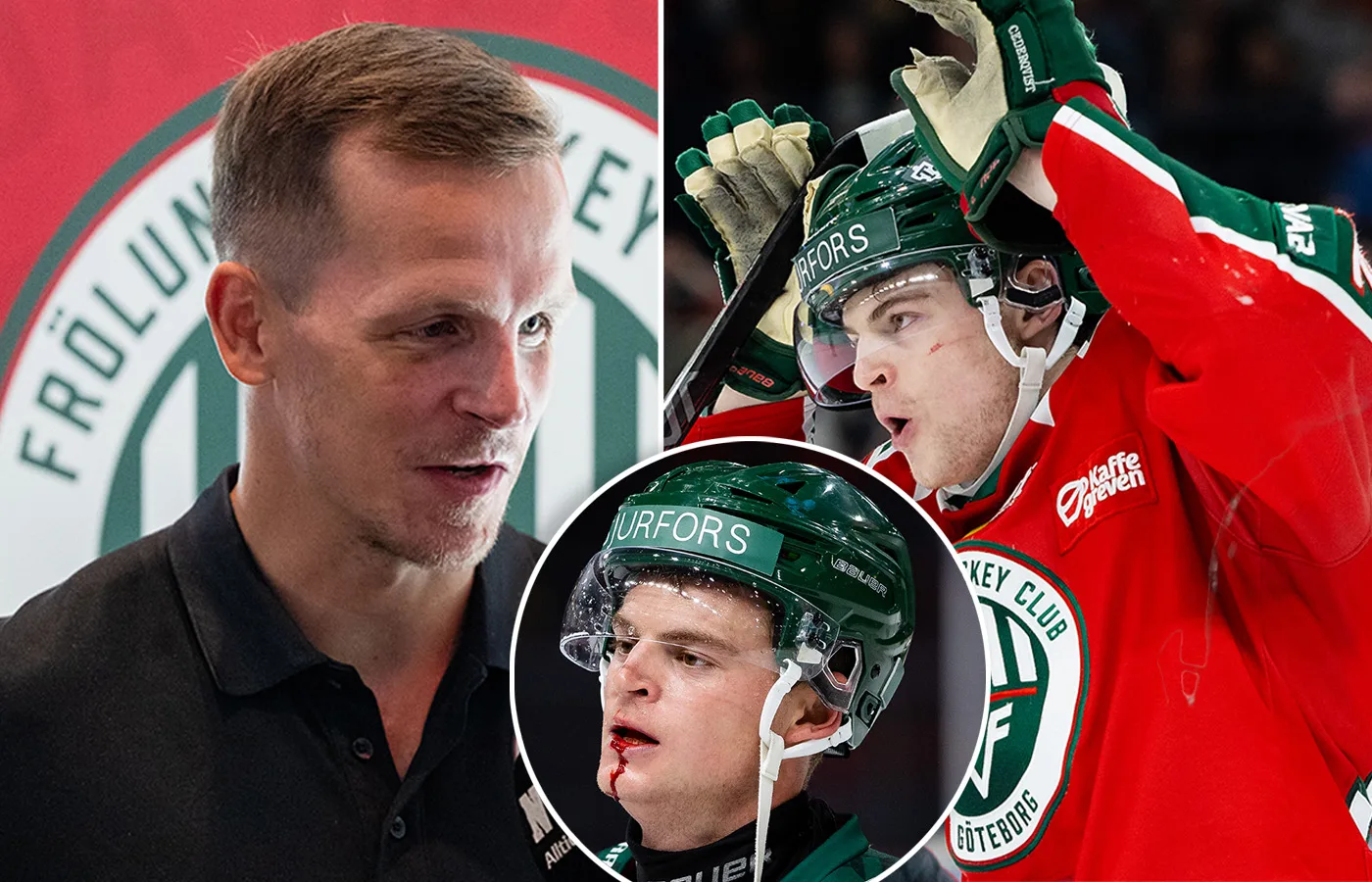Petad från tronen i Frölunda (?): ”Kraftfull som en älg”