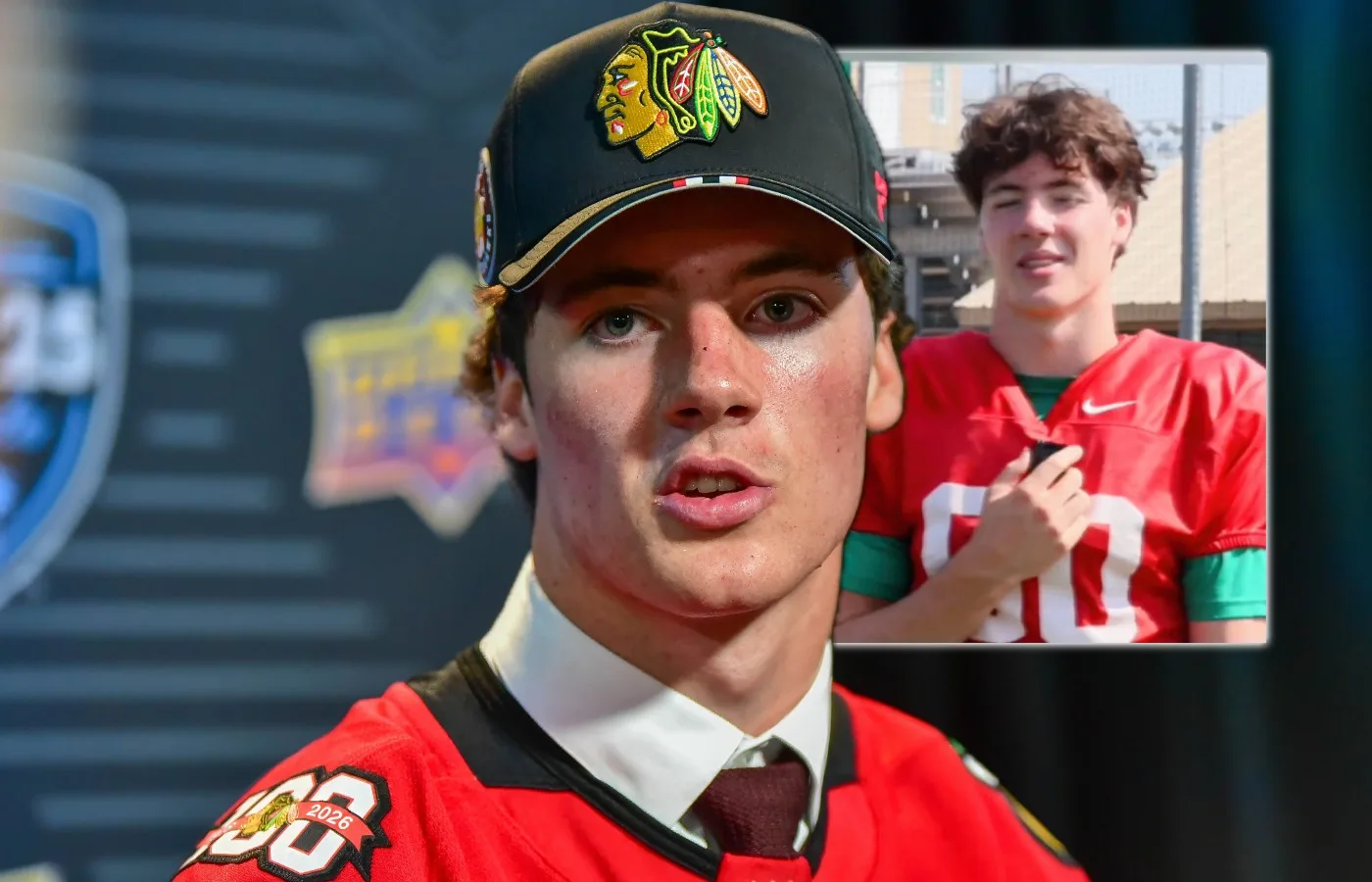 Chicago Blackhawks-talangen gjorde fyra touchdowns