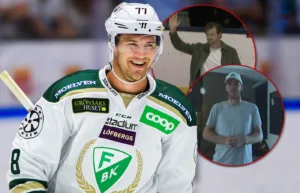 Här hissas Klefboms tröja – får hälsning av Connor McDavid