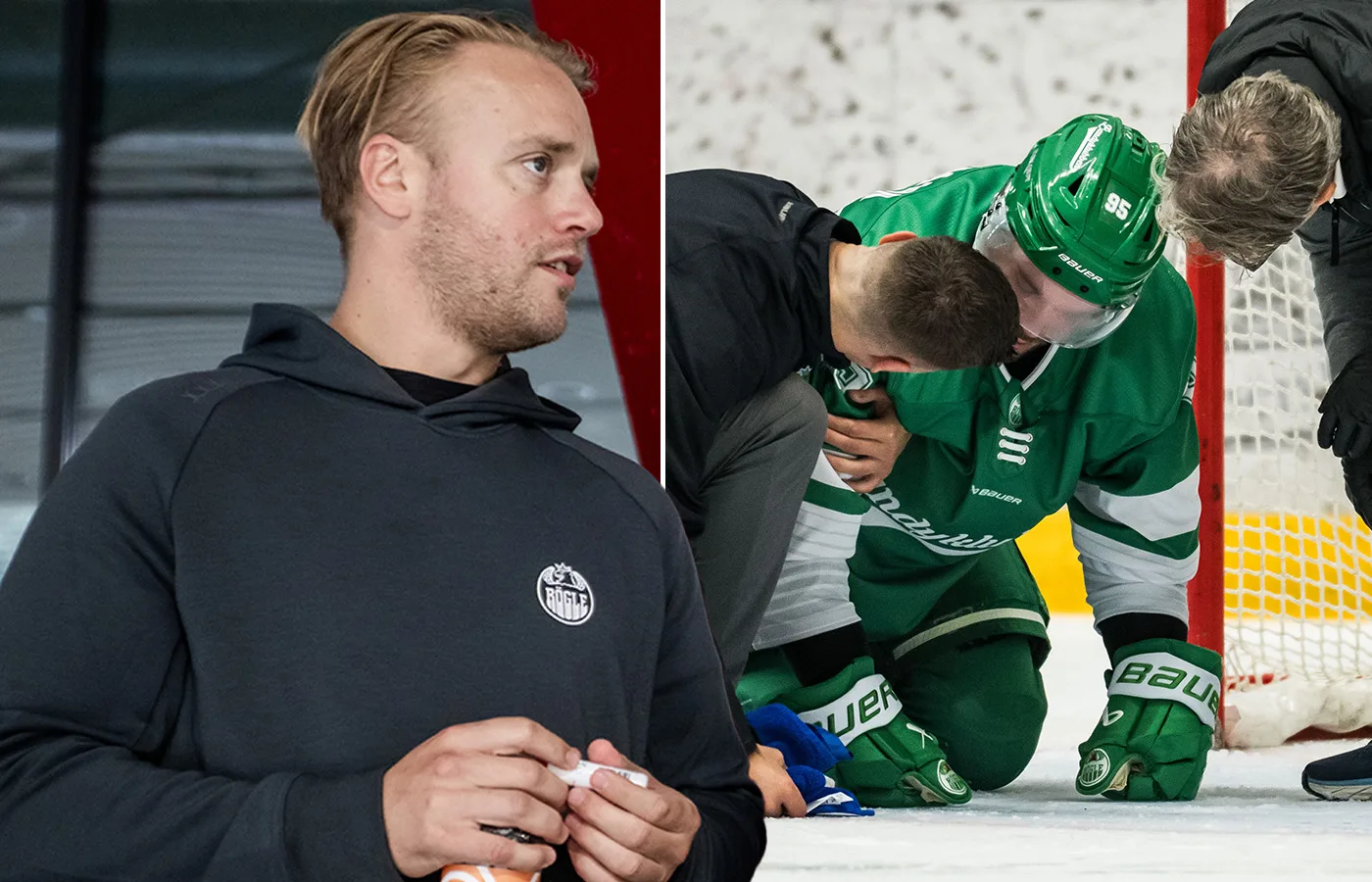 Rögle ger lugnande besked efter smällen: ”Alles gut”