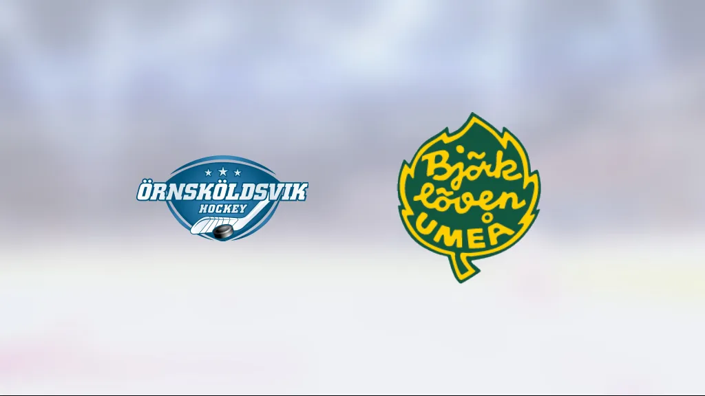 Björklöven avgjorde i sista perioden och vann mot Ö-vik Hockey J18