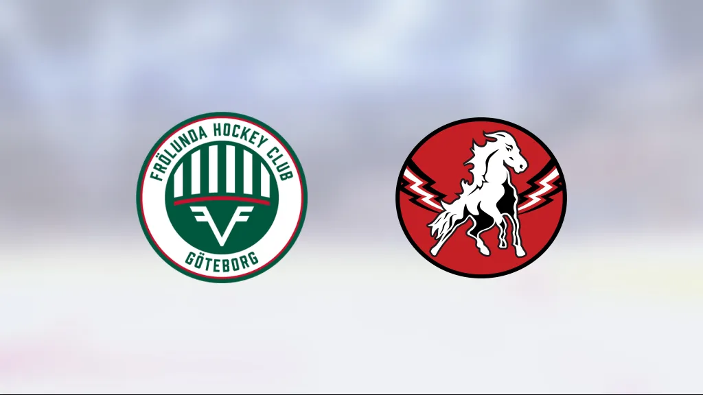 Målfest när Frölunda krossade Vita Hästen på hemmaplan