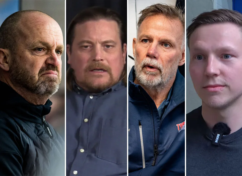 Peter "Piva" Johansson, Fredrik Mälberg, Mats Lusth och Jesper Kemi har press på sig inför säsongen. Foto: Bildbyrån/Skärmdump