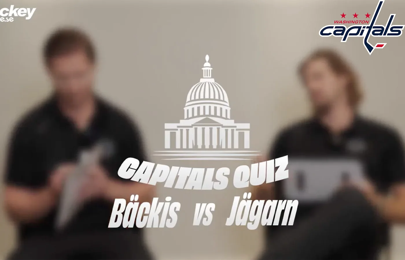 QUIZ: Vem kan mest om Washington Capitals – ”Bäckis” eller ”Jägarn”?