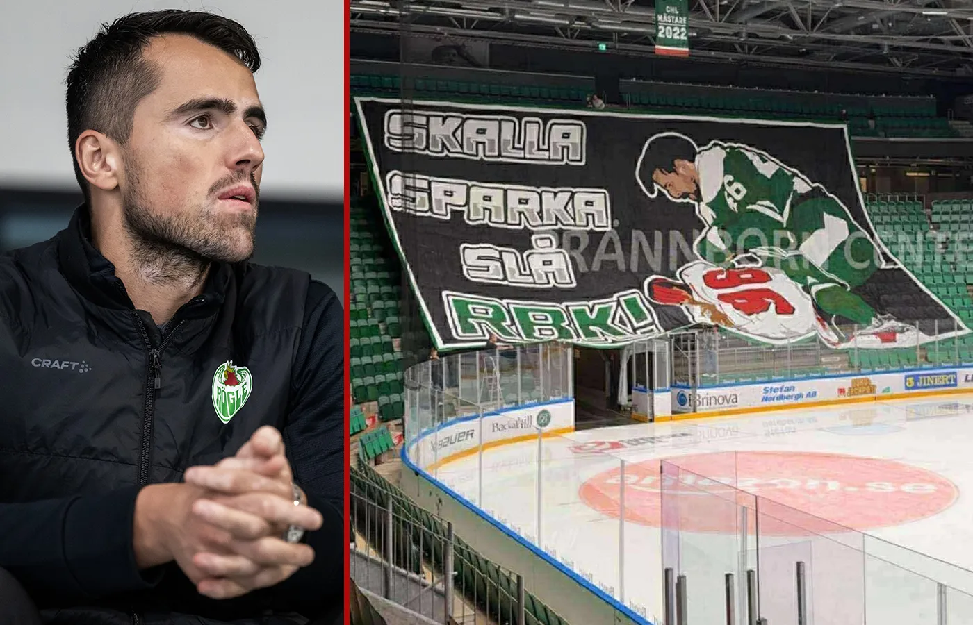 Röglefansen rasar – tifot stoppades inför Skånederbyt
