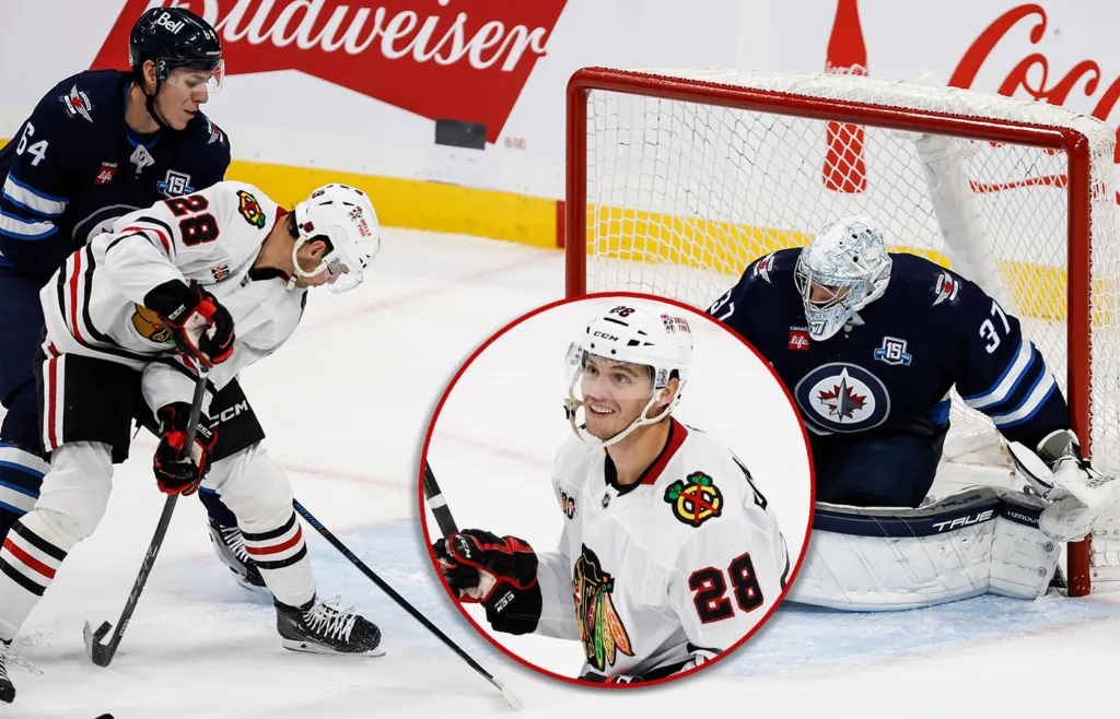 André Burakovsky drömmål Chicago Blackhawks.