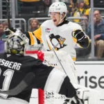 Svenskens jubel – slår in karriärens första NHL-mål
