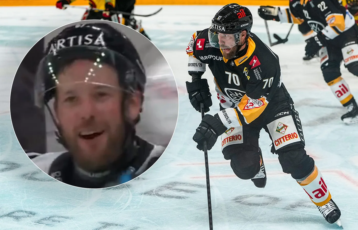 Succéstart för Omark – första målen i Lugano