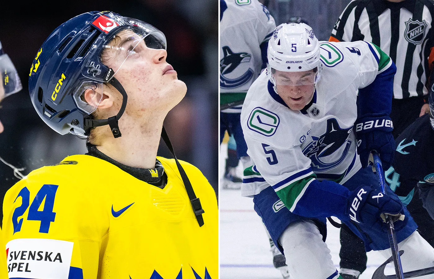 Vancouver skickar ner svenske talangen till AHL