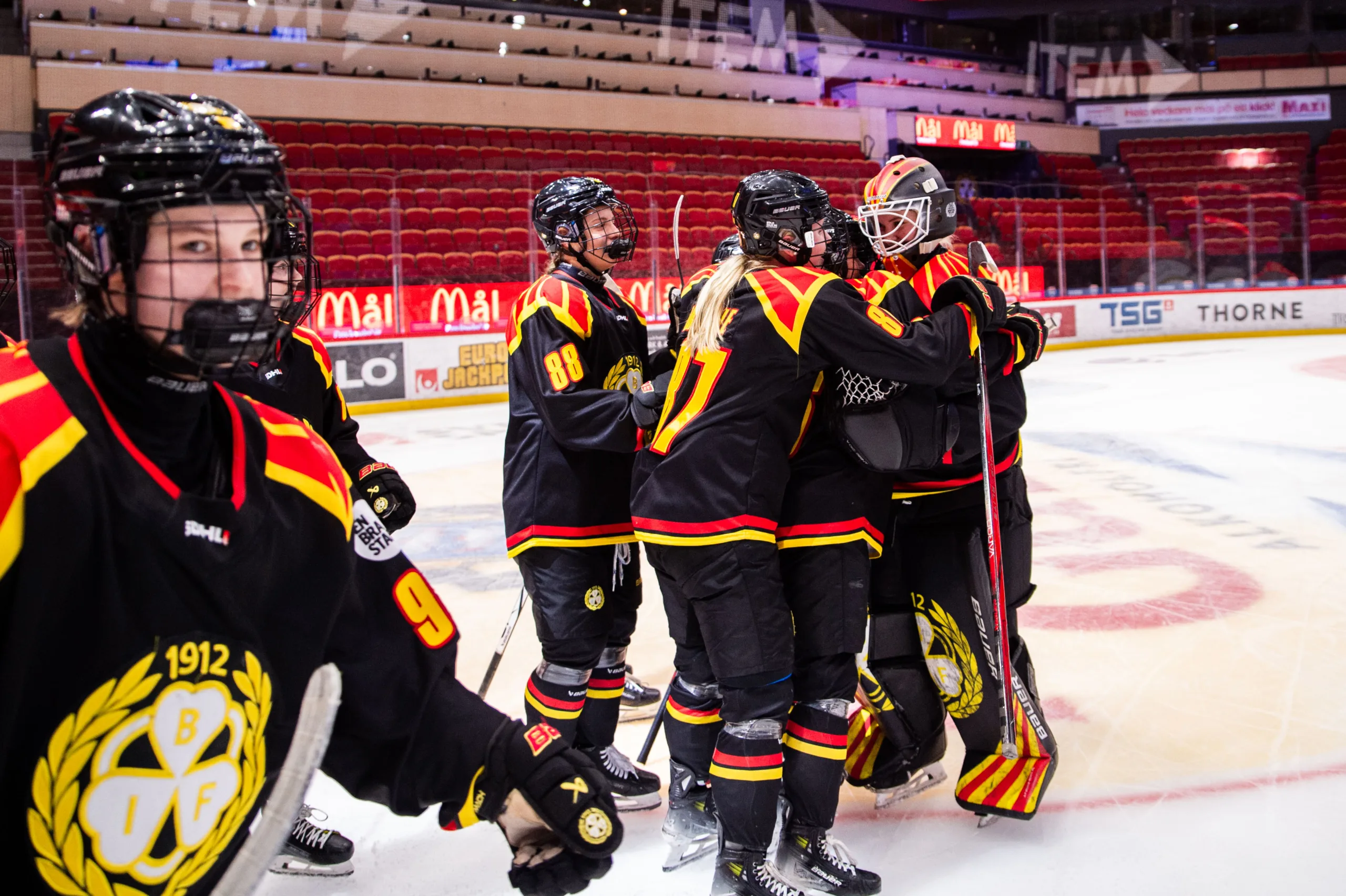 Sara Cajanova målskytt när Brynäs vann mot Djurgården