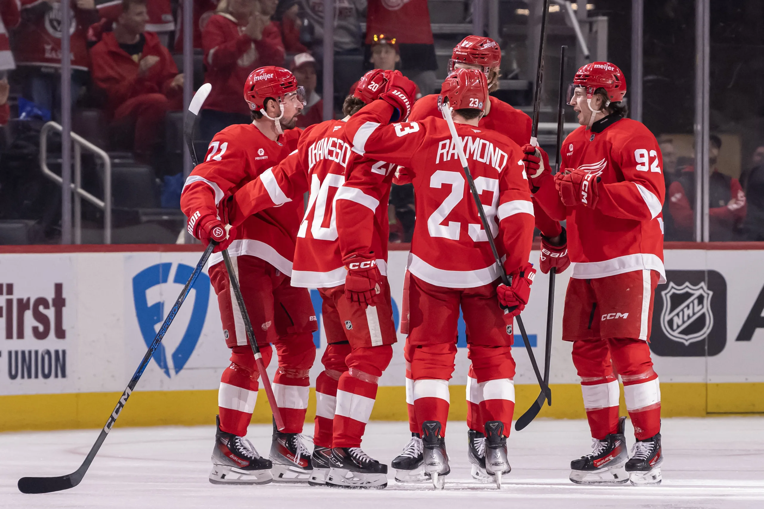 Mason Appleton gjorde två mål för Detroit i segern mot Florida