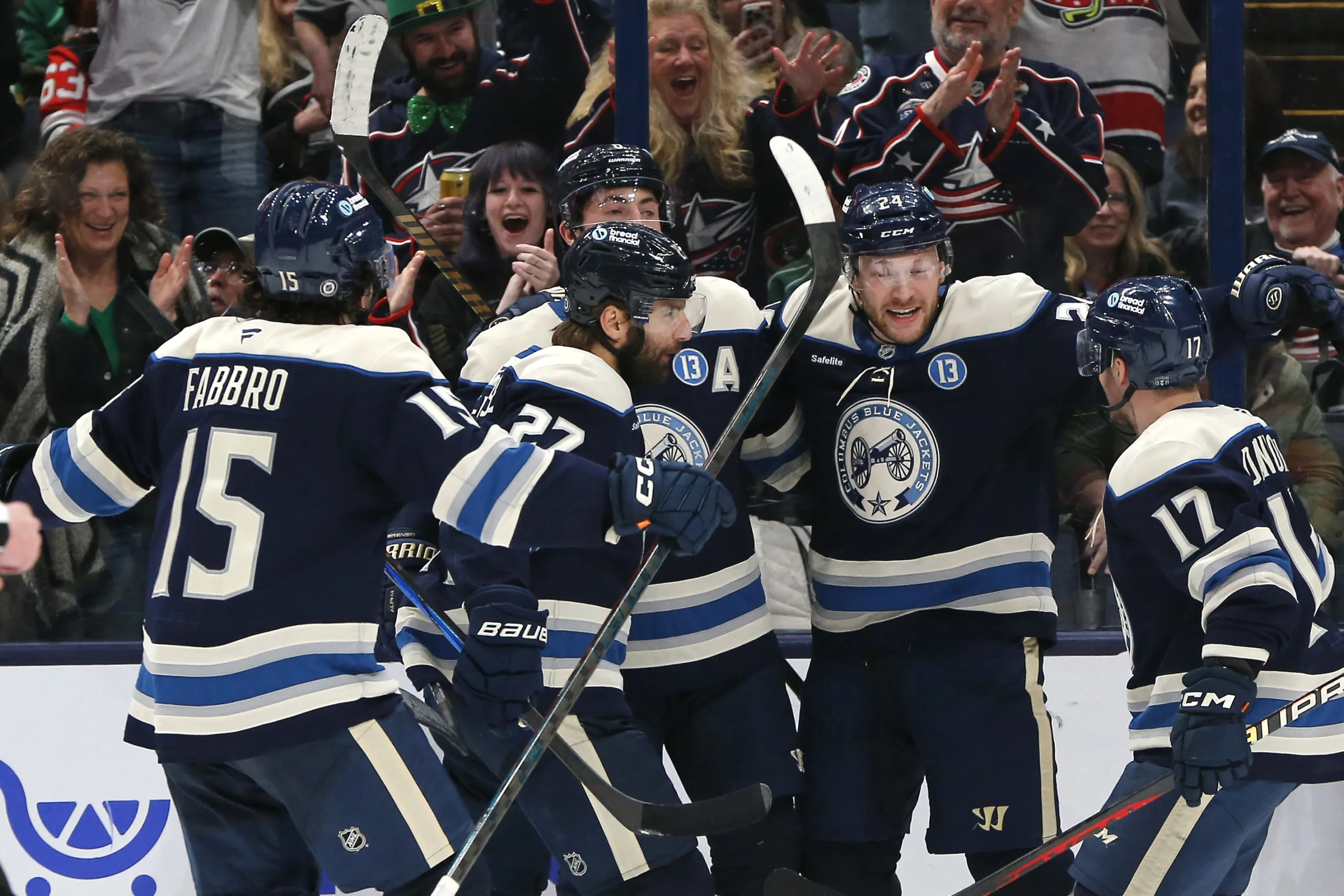 Seger för Columbus med 7–4 mot Minnesota