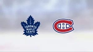 Toronto vann efter avgörande i tredje perioden mot gästande Montreal