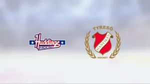 Två mål för Emil Forslund när Huddinge IK besegrade Tyresö Hanviken Hockey