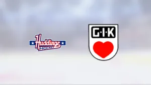 Victor Sandström Hult gjorde två mål för Grästorps IK i segern mot Huddinge