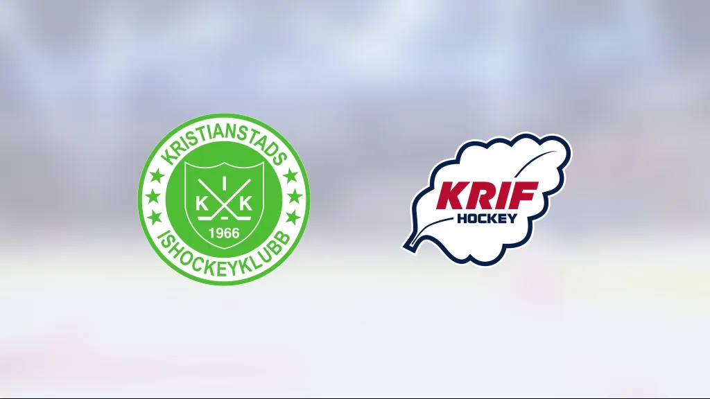 KRIF Hockey J20 avgjorde tät match mot Kristianstad i tredje perioden
