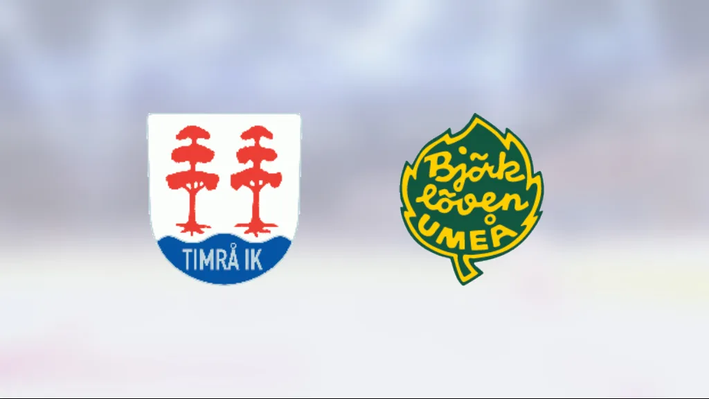 Tung seger för Timrå IK U18 i toppmatchen mot Björklöven U18