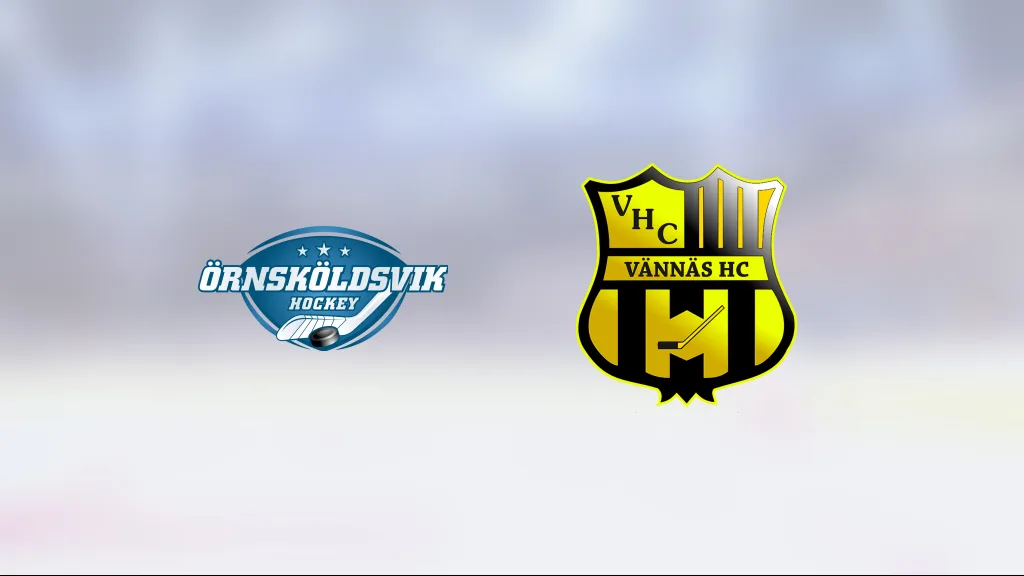 Vännäs U18:s Raitis Riekstins tvåmålsskytt i segern mot Ö-vik Hockey U18