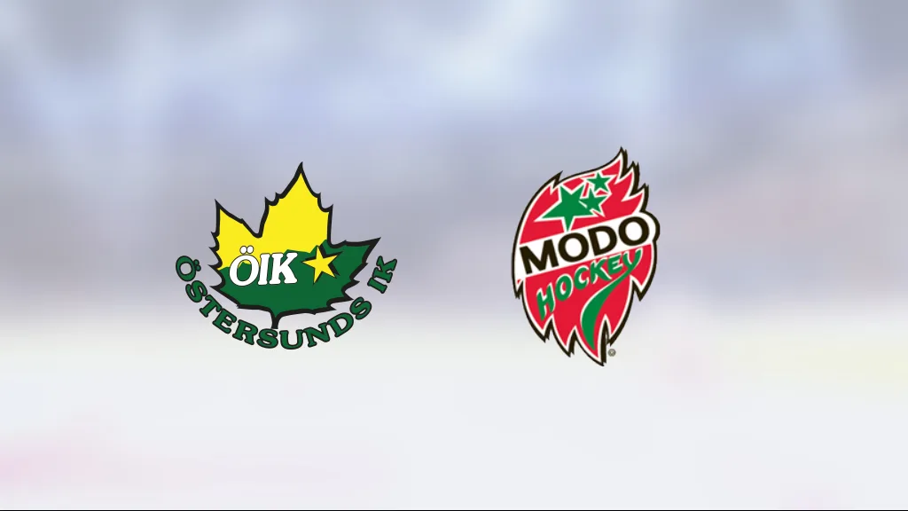 Modo Hockey U18 avgjorde i tredje perioden mot Östersunds IK U18
