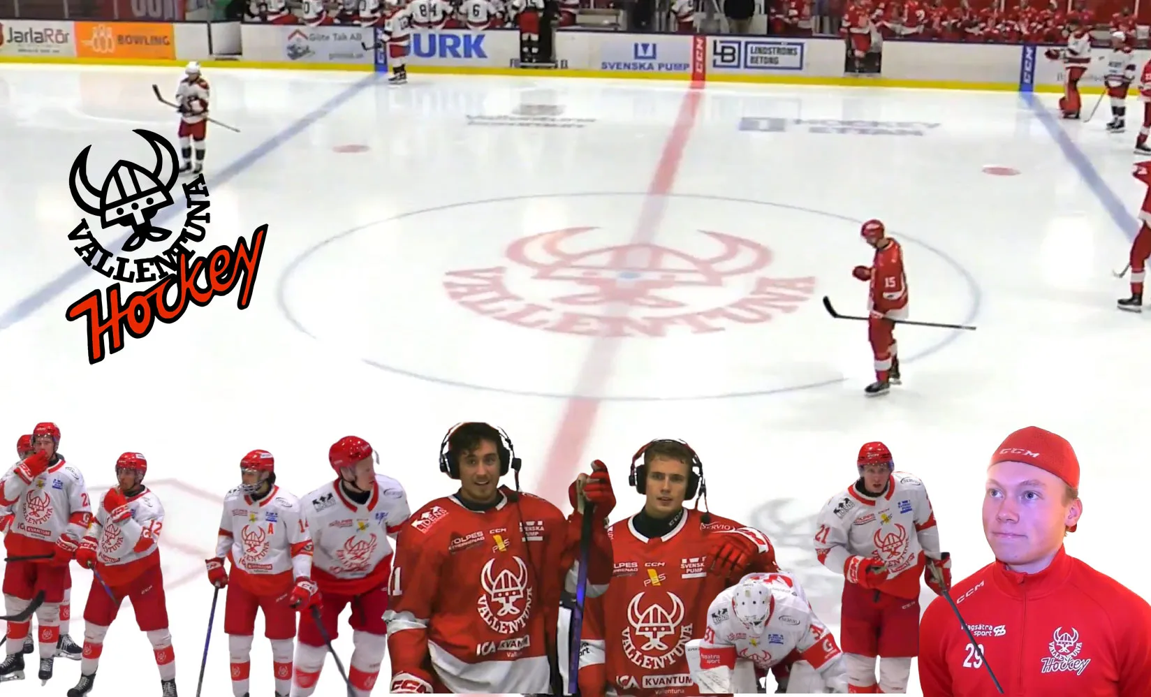 Hockeyettan spelare för spelare: Vallentuna – ” Det bara smäller i isen”