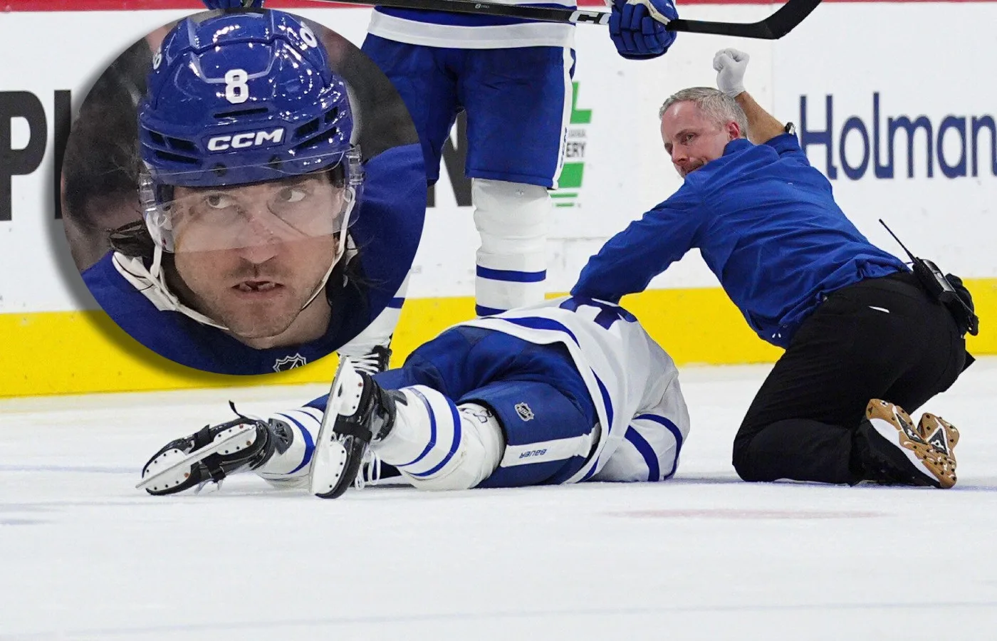 Torontobacken får lämna sjukhus efter skräckbilderna