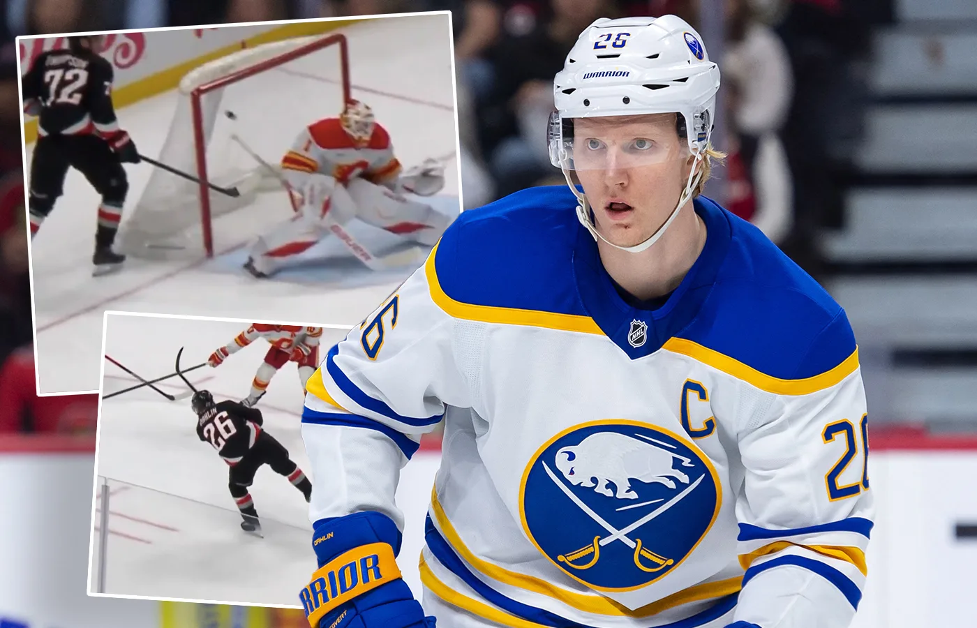 Udda bilderna: Rasmus Dahlin snuvad på mål