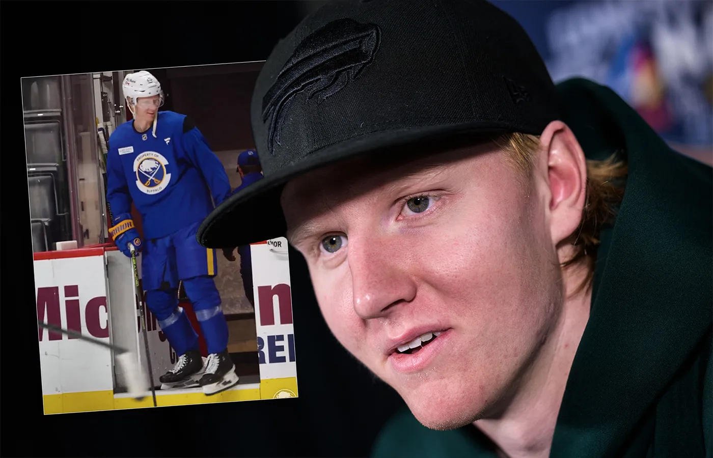 Glädjande bilderna: Rasmus Dahlin tillbaka
