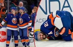 Skadar sig – och gör sedan assist till svensken