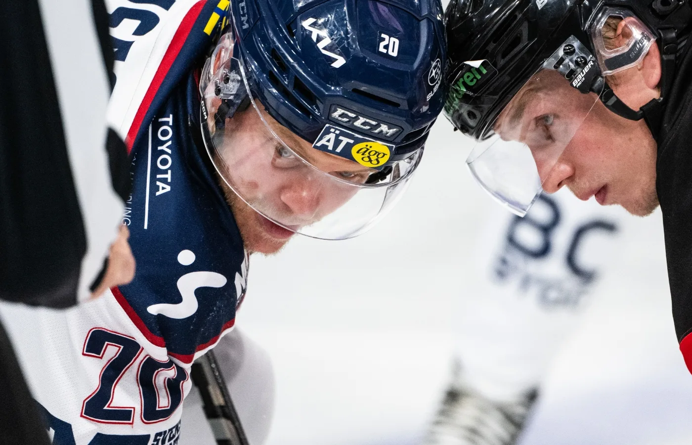 LHC-kuggen skadad på träning – förd till sjukhus