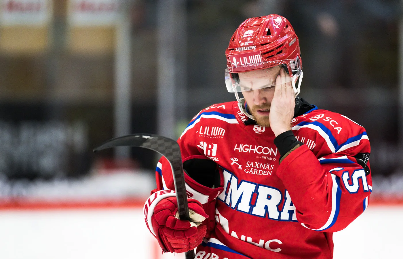 Timrås smäll: Backen utgick skadad