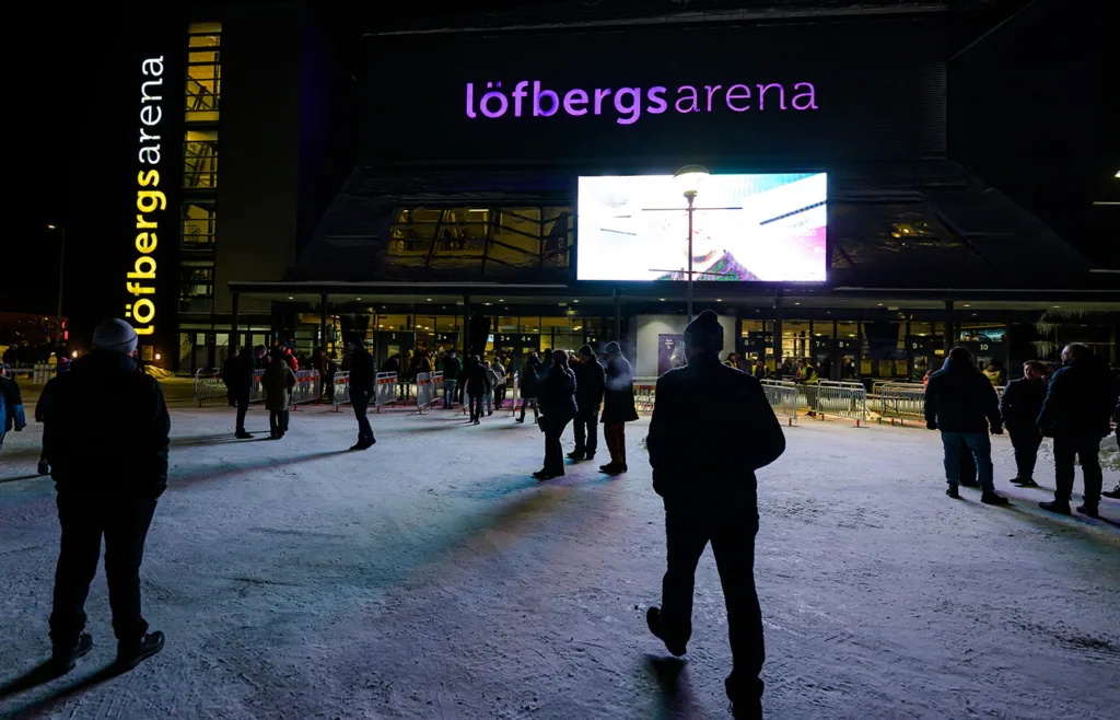 Löfbergs Arena. Färjestad.