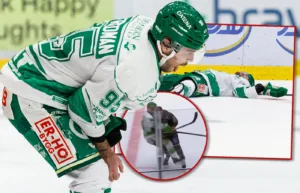 Dubbla smällar för Rögle – stjärnan skadad i förlusten