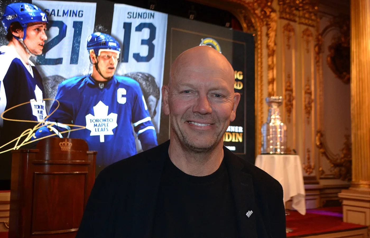 Mats Sundin prisades i Salmings ära: ”Väldigt hedrad”