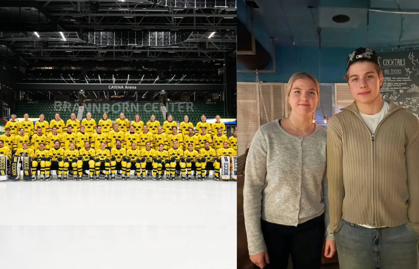 Gör landslagsdebut – bredvid syrran: ”Väldigt speciellt”