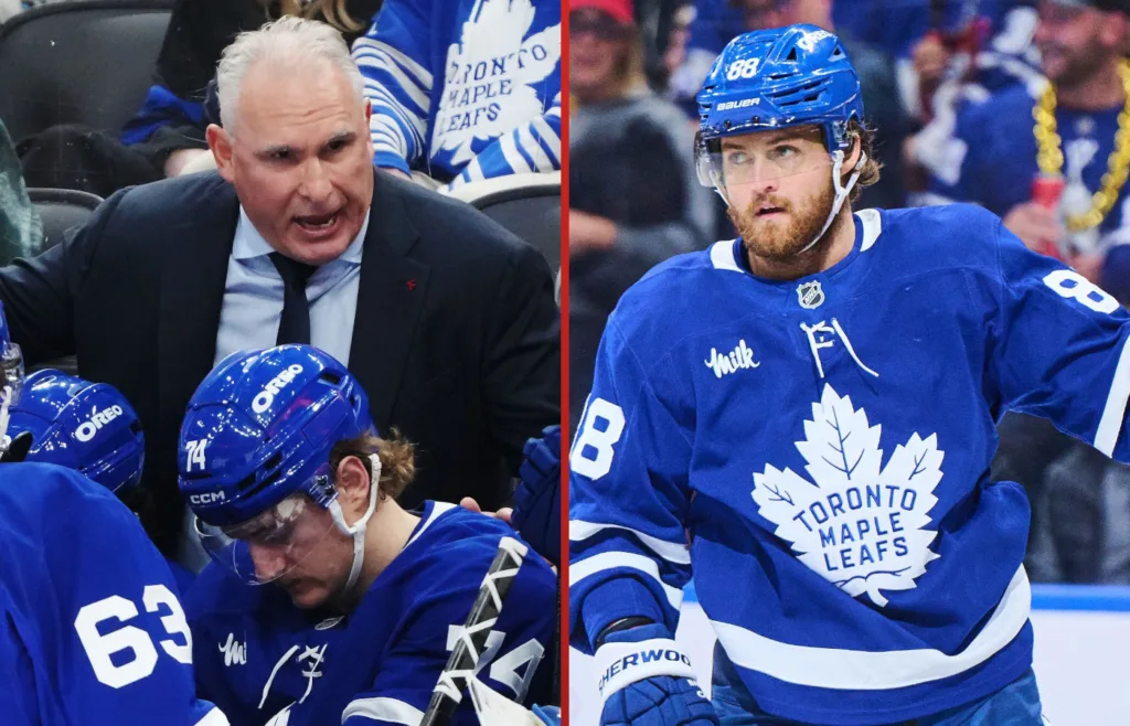 Craig Berube och William Nylander