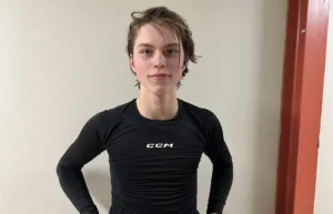 Wille Andersson Jöhnk gjorde två mål när Färjestad vann mot Linköping HC U18